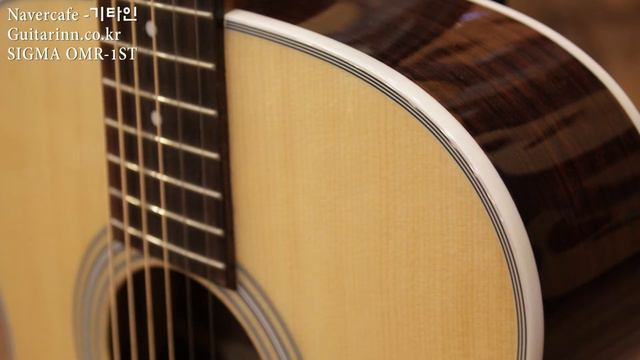 [기타인] SIGMA OMR-1ST / Solid TOP Acoustic Guitar Sound смотреть онлайн