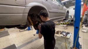 SUZUKI GRAND VITARA XL7 Замена правой задней полуоси.