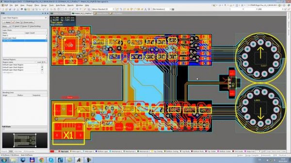 Altium Designer 14. Rigid-flex PCB (Гибко-жесткие печатные платы)