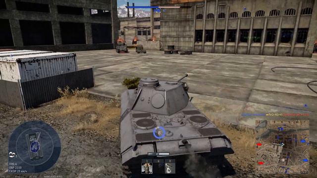Realistic battles on Tiger and VK3002 in War Thunder: quick battle смотреть онлайн