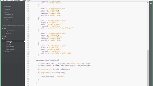5. Javascript Templating - Adding pagination смотреть онлайн