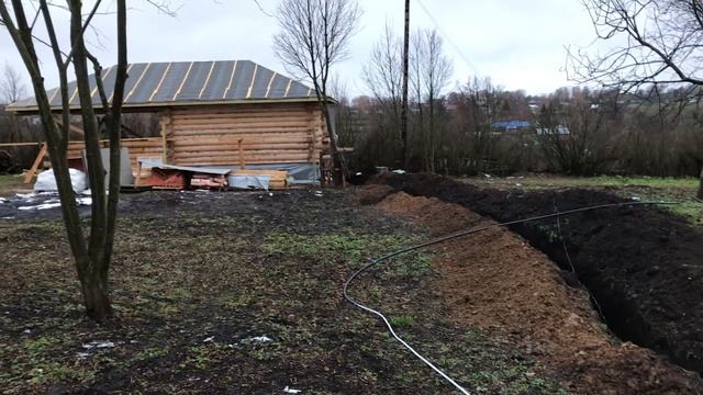 Подвод воды к бане #1.