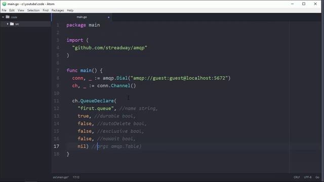 Using RabbitMQ in Go смотреть онлайн