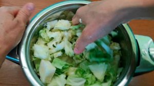 Новая еда  Солим летнюю капусту