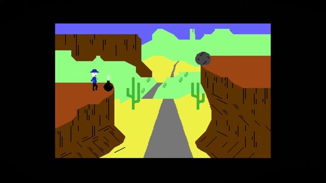 Cliff Hanger | Commodore 64 | Gameplay смотреть онлайн