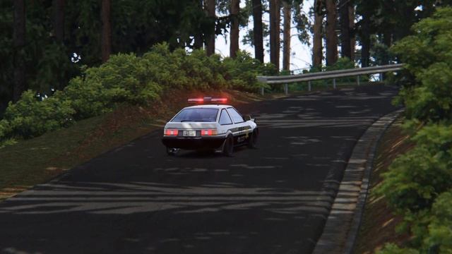 Assetto Corsa Toyota AE86 [Kaido Police] Gunsai Touge смотреть онлайн