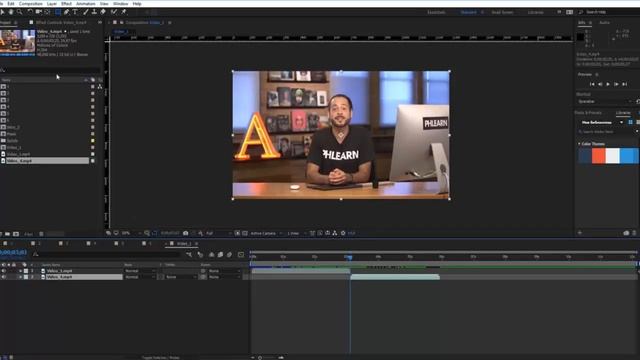 Шейповые переходы и перебивки в After Effects, создание анимированной графики - урок №2. смотреть онлайн
