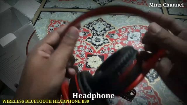 UNBOXING | WIRELESS BLUETOOTH HEADPHONE B39 COLORED LED LIGHT | SHOPEE | MC смотреть онлайн