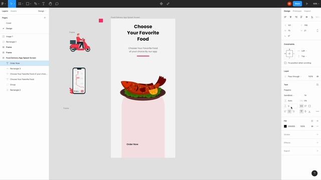 Day - 64 || Food delivery app splash screen design in FIGMA || Daily UI Design Challenge смотреть онлайн