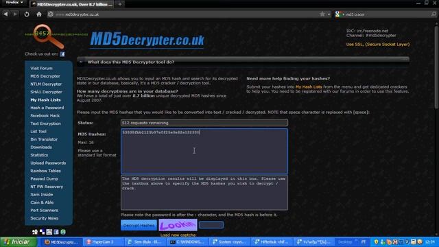Descobrindo o tipo de hash - Nickguitar.dll смотреть онлайн