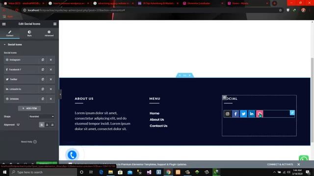 WordPress Tutorial Complete Course Part-23 | How to Create Footer Using Envato Elements смотреть онлайн