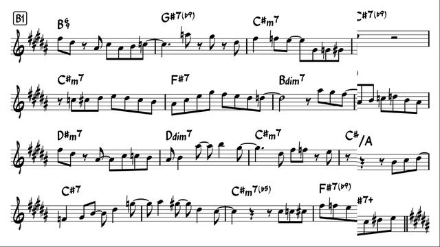 Chega de Saudade (No More Blues) - Easy Solo Example for Alto Sax смотреть онлайн