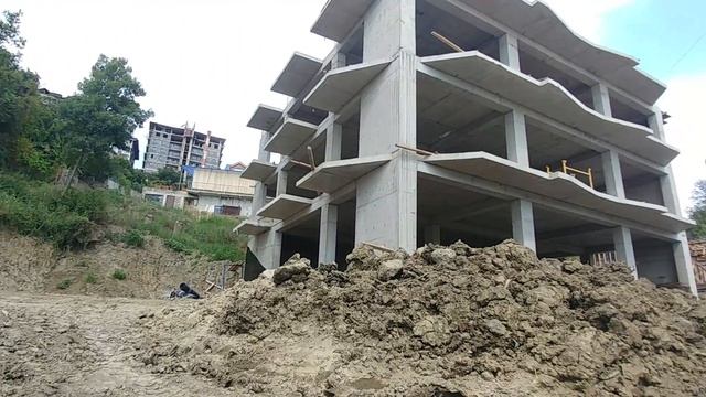 ЖК Прохладная Долина.Как строят новостройки в Сочи. Каркасный монолит. смотреть онлайн