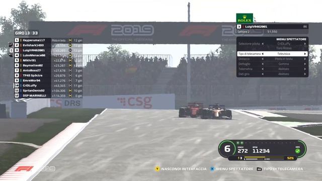 F1 2019 | Campionato ROG | CATEGORIA LEGENDS | GP SPAGNA | !iscrizione !forum смотреть онлайн