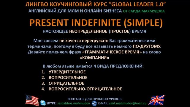 Английский Язык для МЛМ (Сетевого Маркетинга) и Онлайн Бизнеса смотреть онлайн