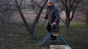 Бензиновый садовый измельчитель из мотокосы. Начало сезона 2020