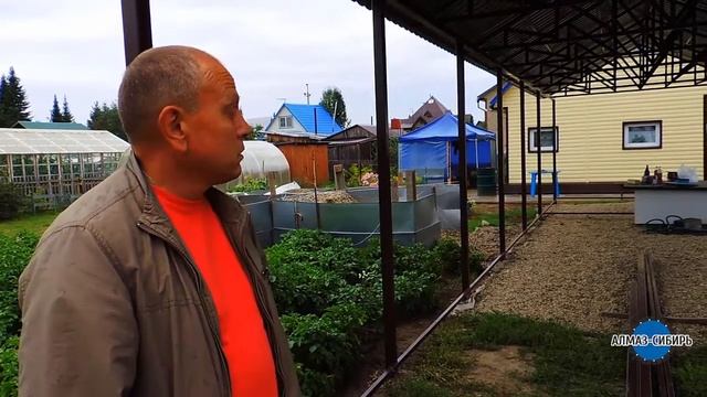 Навес 13х3.5 метра. Отзыв заказчика