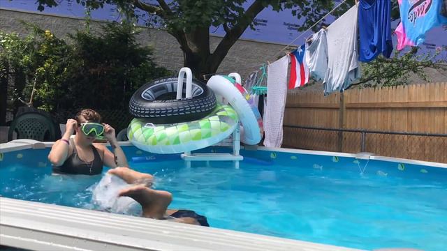 THIS WENT HORRIBLY WRONG!! (POOL CHALLENGE) смотреть онлайн