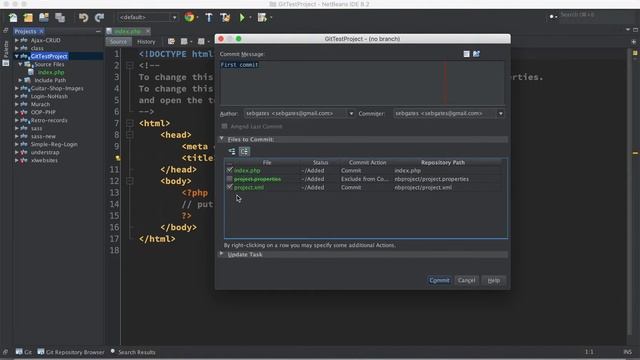 How to set up Git on a Netbeans project on a Mac смотреть онлайн