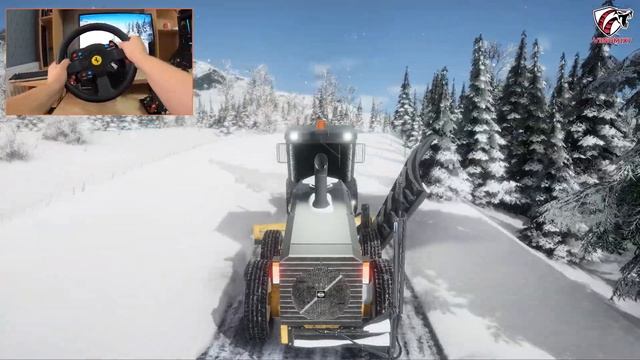 Playing Snow Plow with a steering wheel ! (No official wheel support) | Thrustmaster T300 Gameplay смотреть онлайн