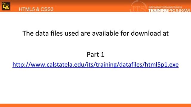 Downloading HTML5 Data Files смотреть онлайн