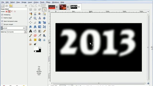 Festive Text - Tutorial for Gimp 2.8 смотреть онлайн