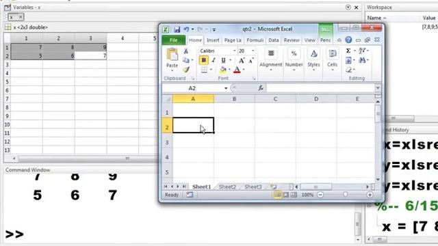 Matlab data Conversion to Excel смотреть онлайн