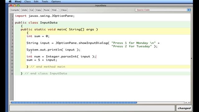 APCS Java JOptionPane and parsing Strings to Ints смотреть онлайн