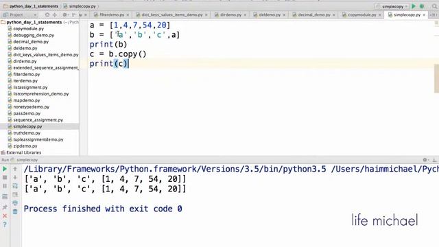 Collections Shallow Copy in Python смотреть онлайн