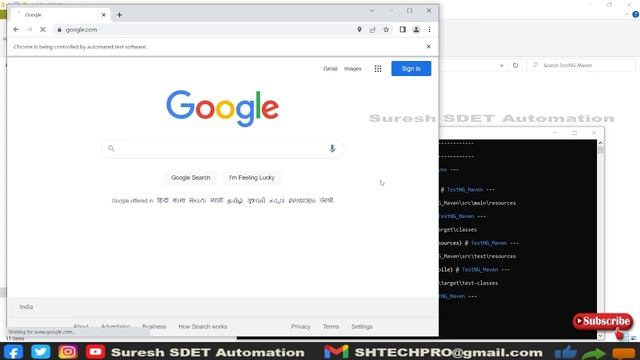How to Run Selenium Maven Project from Console/Command line смотреть онлайн