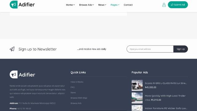 Adifier - Classified Ads WordPress Theme | Themeforest Templates смотреть онлайн