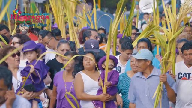 Celebración del Domingo de Ramos, Niquinohomo, Masaya, 2017 смотреть онлайн