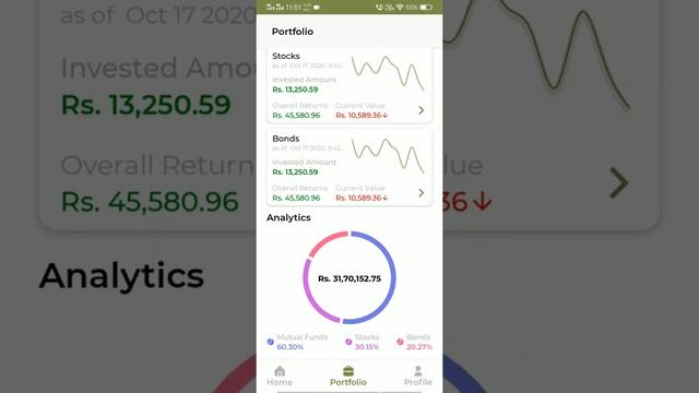 Mutual Fund Investment App Template in React Native смотреть онлайн