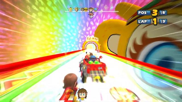 Sonic and SEGA all stars racing - Banjo and kazooie gameplay (XBOX 36O) смотреть онлайн