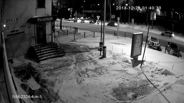 Видеокамера AHD IVM-2324-4-in-1. 2MP, F33, FH8536H, 3.6мм, 4в1. Улица, ночь! смотреть онлайн