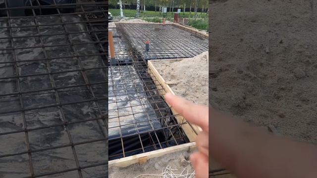 Как построить фундамент перевёрнутая чаша - показываю #строительство #construction смотреть онлайн