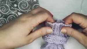 ❤Вяжем гетры."Финские морщинки".❤Knitting