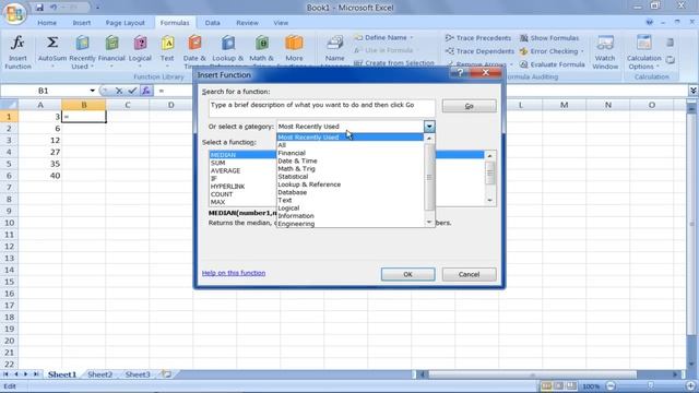 How to Use Median Function in Excel смотреть онлайн
