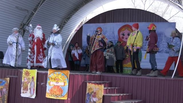 Широкая Масленица в Яровом. Массовое гуляние.