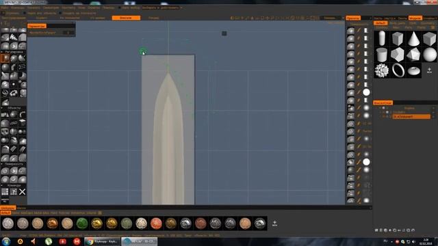 Простой меч в 3D Coat. Simple sword modeling in 3D Coat. смотреть онлайн