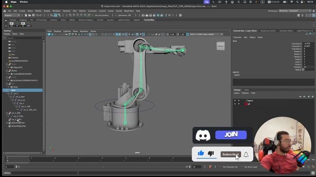 Видео #7 Основы ригинга в Maya (Основы создания Control Rig) смотреть онлайн