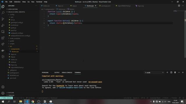 CSS in JS. Стилизация на React & Emotion смотреть онлайн