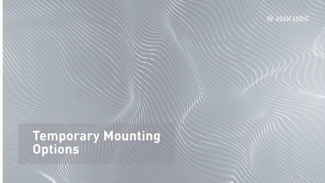 Immersive Audio Mounting Options | ADAM Audio смотреть онлайн
