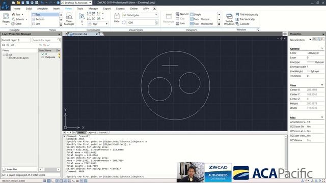 ZWCAD How To Calculate Volume And Area Tutorial For Beginner смотреть онлайн
