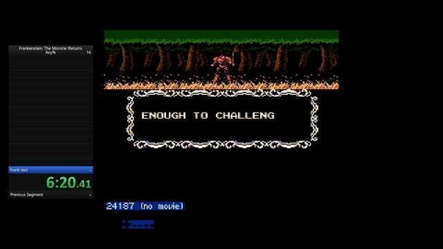 Frankenstein The Monster Returns NES in 13:55 смотреть онлайн