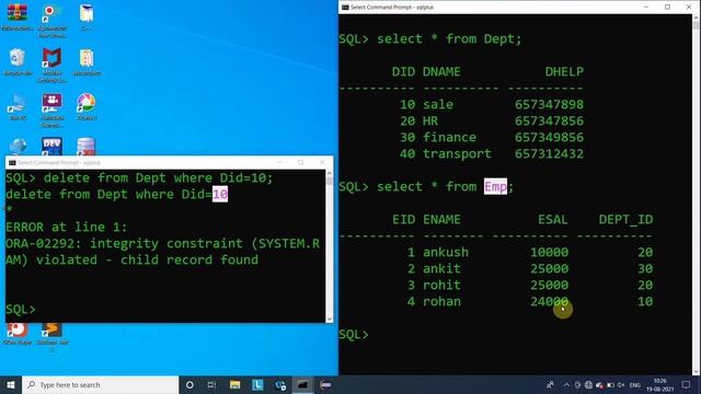 Delete Records From Child/Parent Table in Oracle Database | referential integrity constraint смотреть онлайн