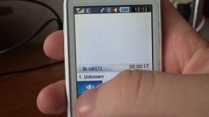 Samsung GenoA GT-C3510 incoming call