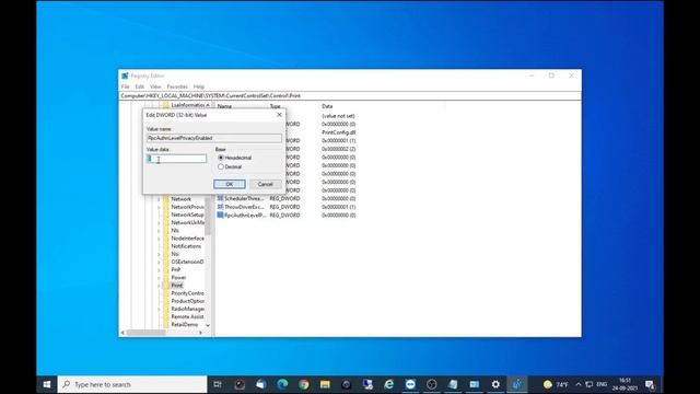 Fix Printer Error 0x0000011b - Issue accessing Shared Printer - KB5005565 смотреть онлайн