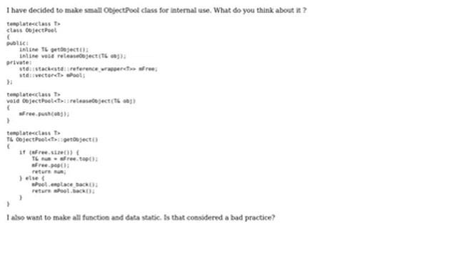 Code Review: Generic object pool class смотреть онлайн