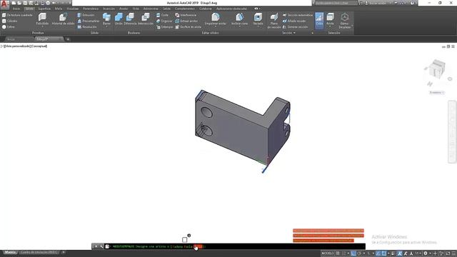 Parada de cilindro en AutoCAD 2019 смотреть онлайн
